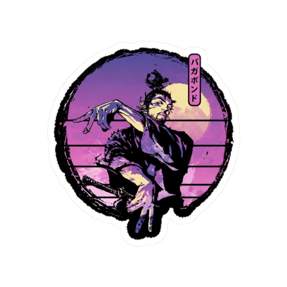 Vagabond Sticker - alternate angle 3, merchandise