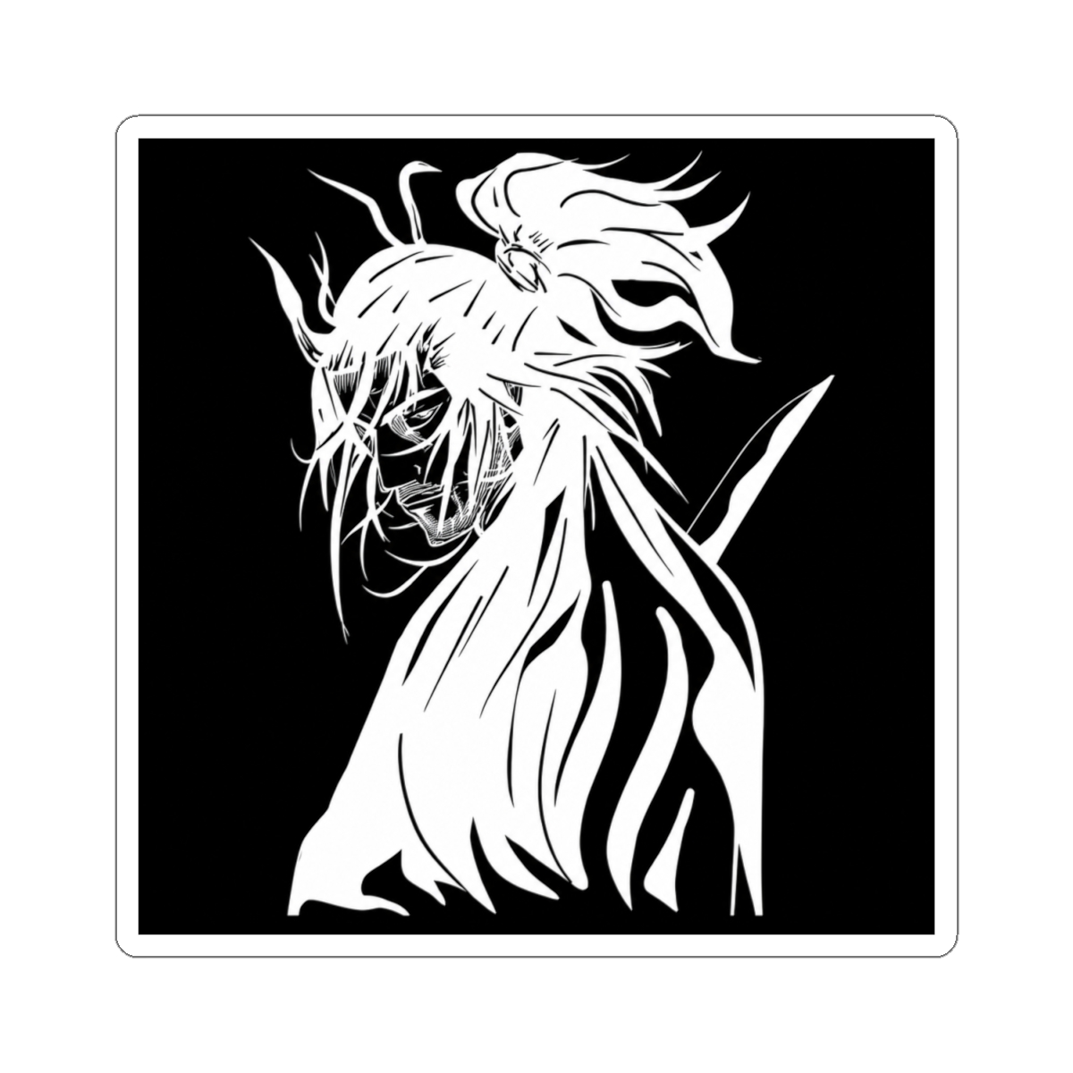 the legendary vagabond samurai musashi miyamoto Sticker - alternate angle 1, merchandise