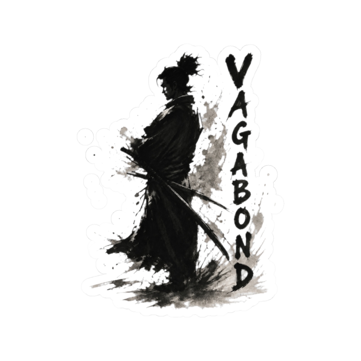 Vagabond Miyamoto Musashi Sticker - alternate angle 3, merchandise