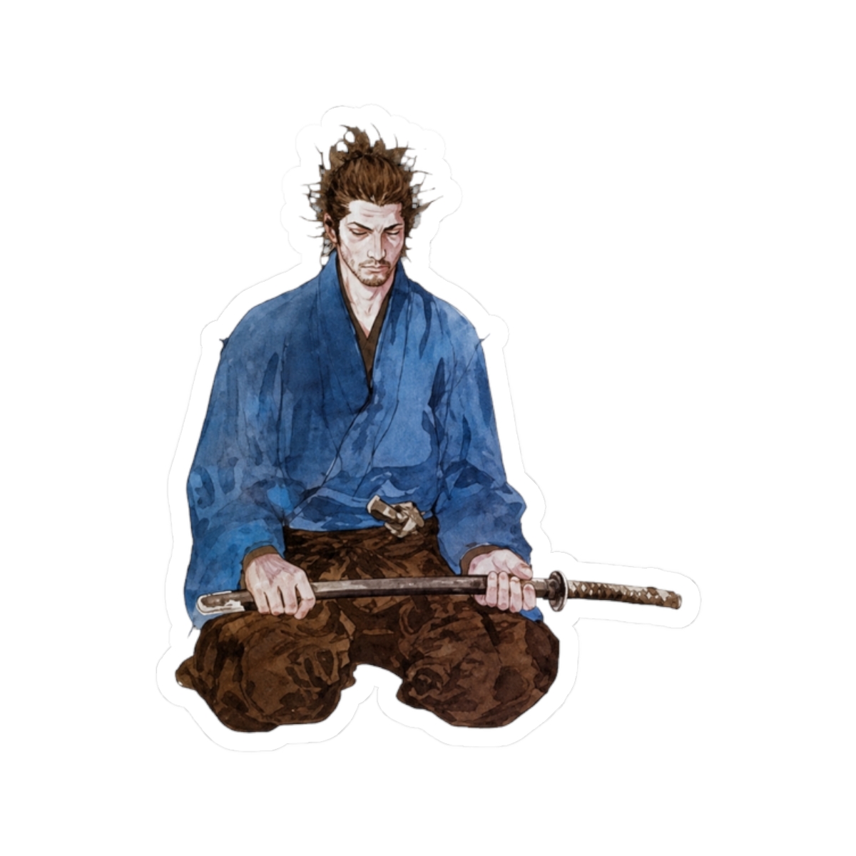 Vagabond // Musashi Miyamoto Sticker - alternate angle 3, merchandise