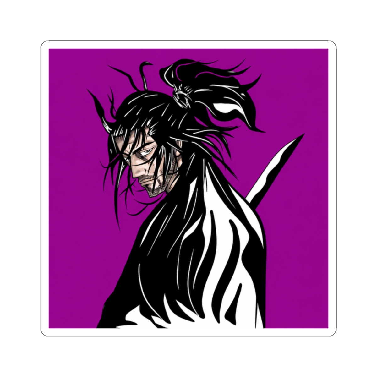musashi miyamoto the legend samurai vagabond Sticker - alternate angle 3, merchandise