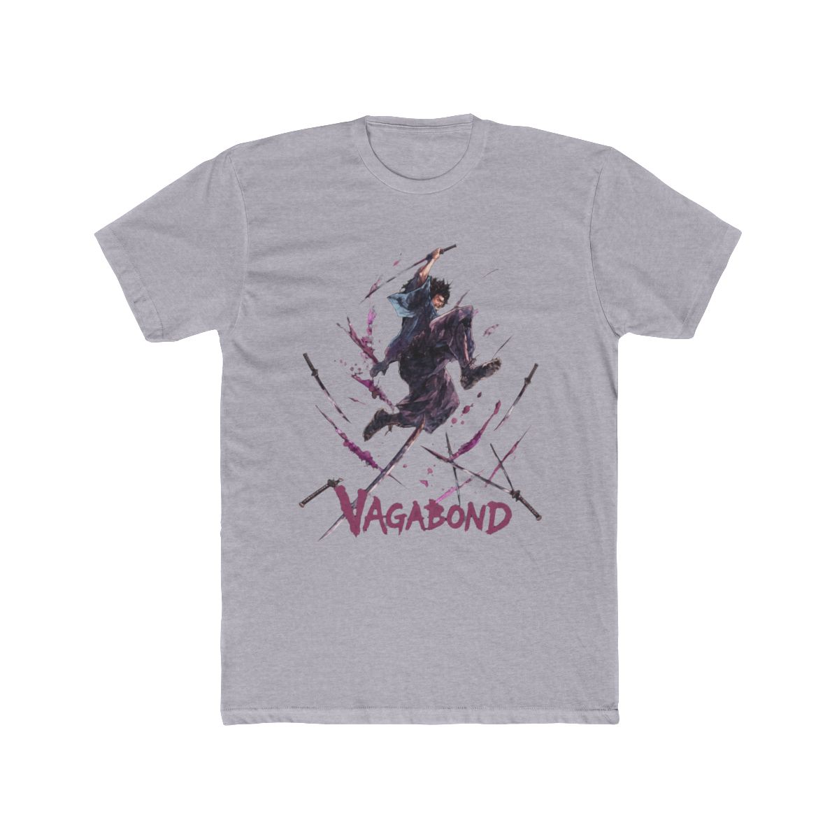 Vagabond Miyamoto Musashi Mid-Air Slash Graphic T Shirt - alternate angle 5, merchandise