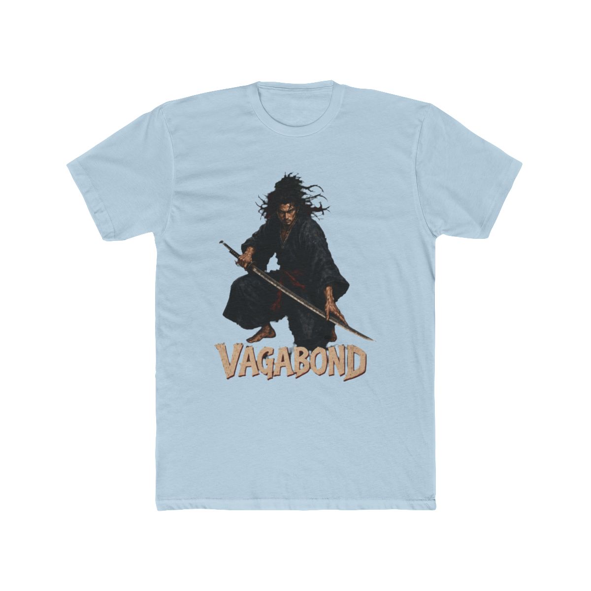 Vagabond Miyamoto Musashi Low Stance Samurai Graphic T Shirt