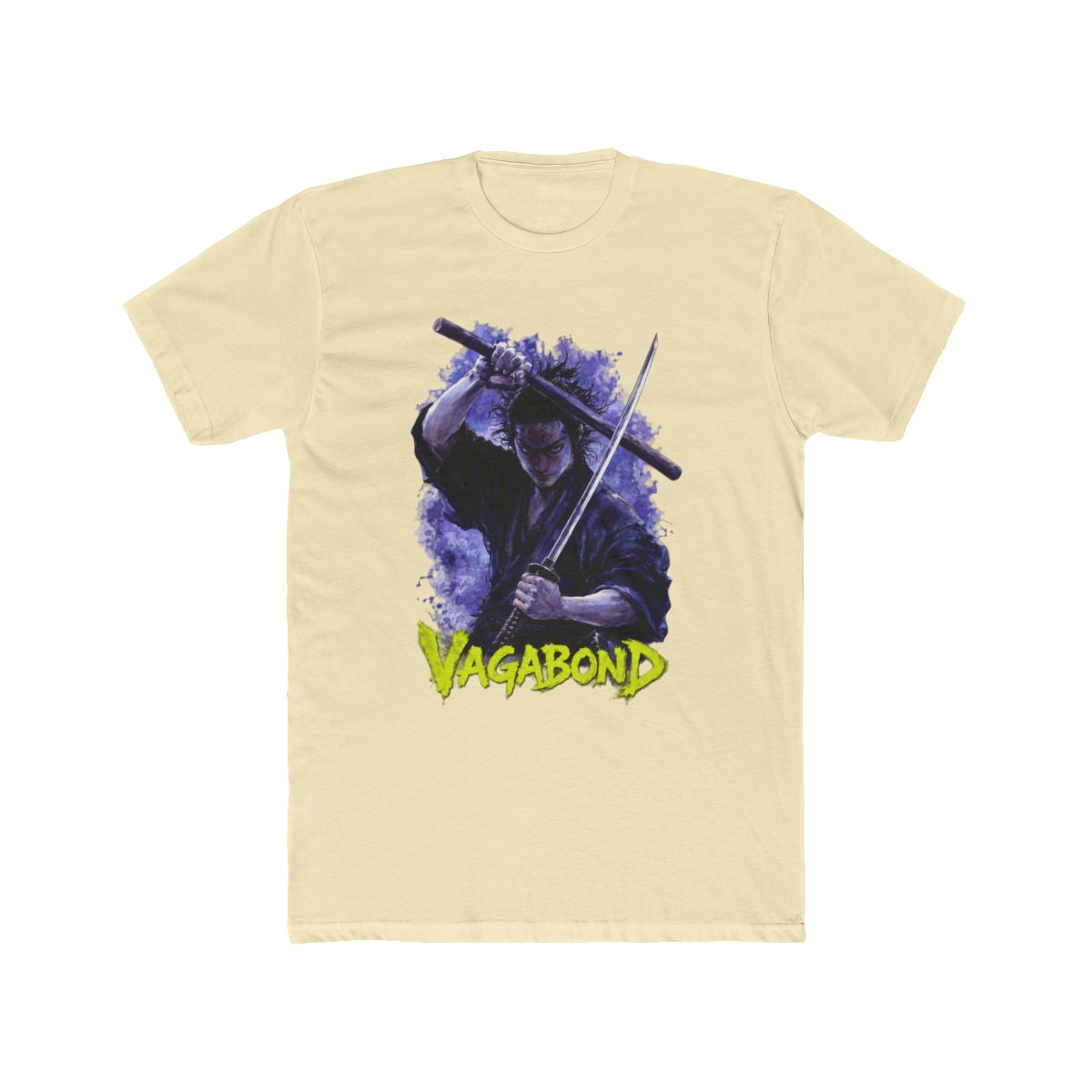 Vagabond Miyamoto Musashi Bokken & Katana Graphic T Shirt