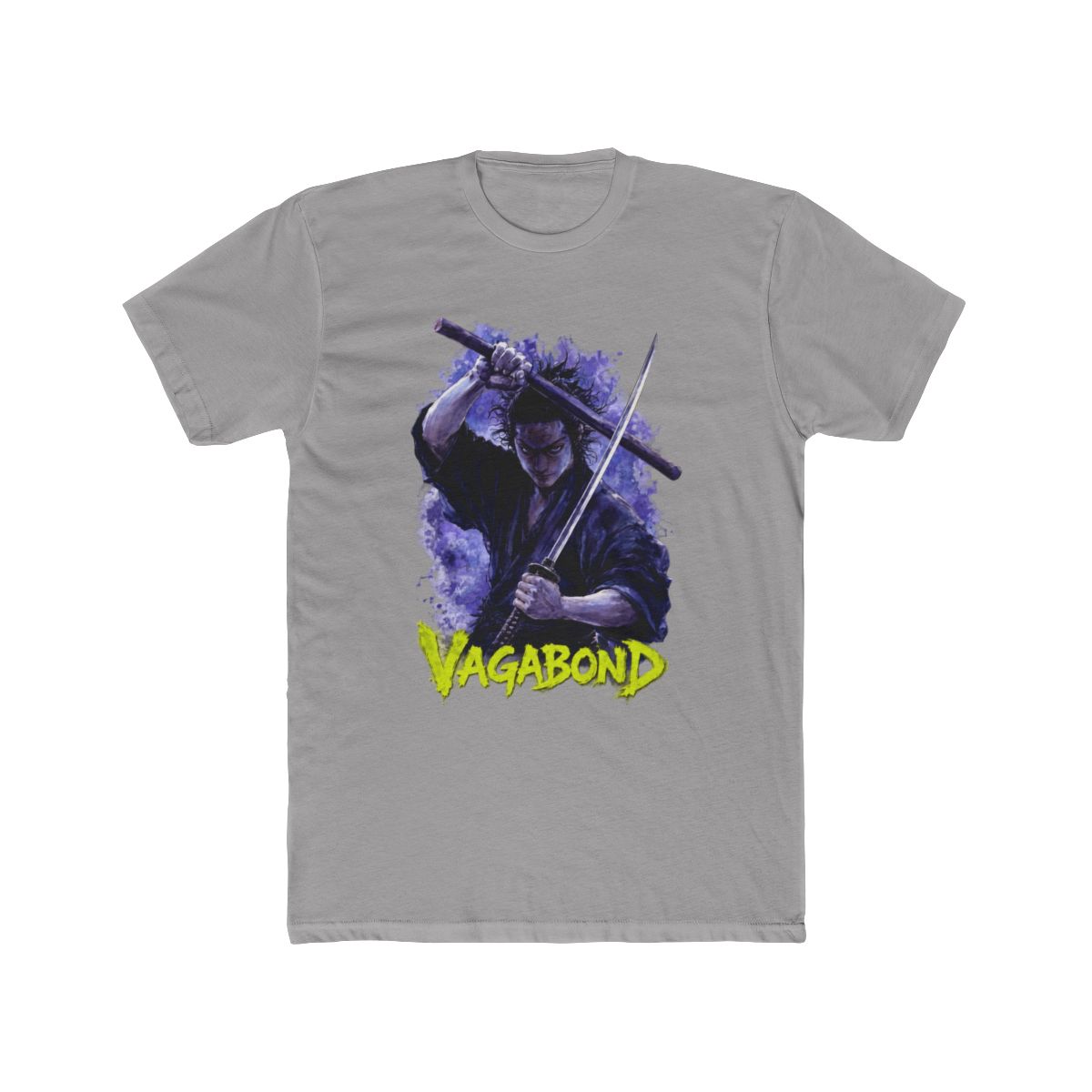 Vagabond Miyamoto Musashi Bokken & Katana Graphic T Shirt - alternate angle 2, merchandise