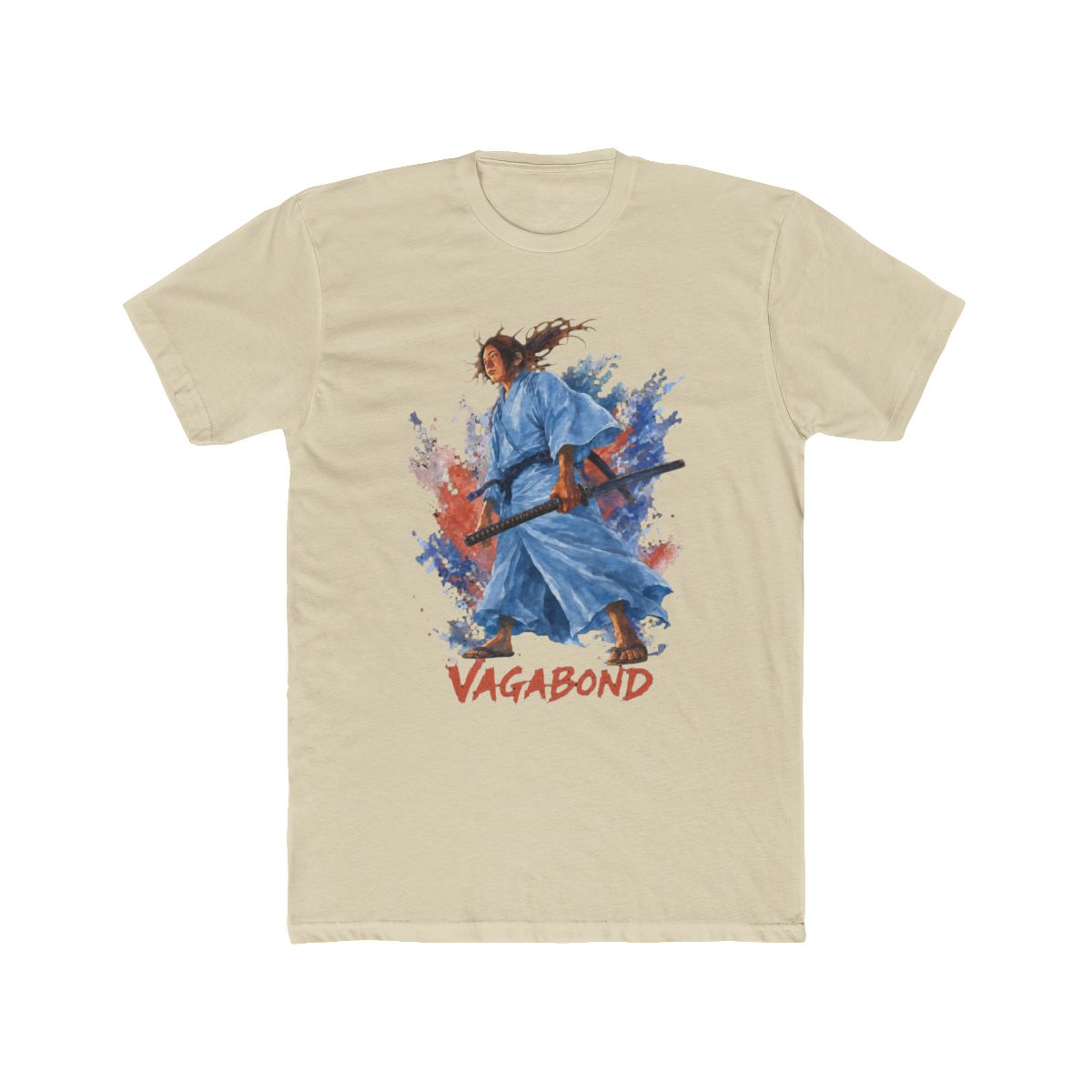 Vagabond Young Sasaki Kojiro Blue Robe Graphic T Shirt