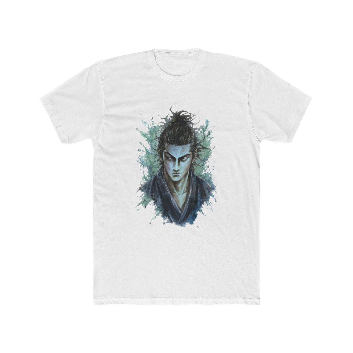 Vagabond Miyamoto Musashi Teal Aura Portrait Graphic T Shirt